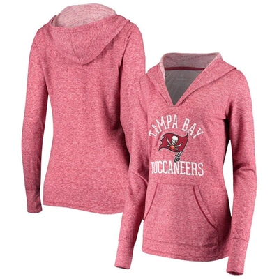 Fanatics Women's Red Tampa Bay Buccaneers Doubleface Slub Pullover Hoodie