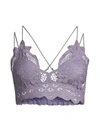 Free People Adella Lace Bralette In Slate