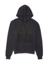 Helmut Lang Box Logo Hoodie Sweatshirt In Black