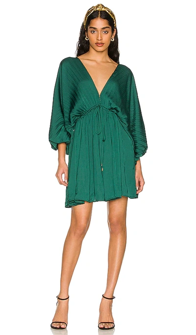 green emerald velvet dress Free People Free -est Taking Sides Mini Dress – White Chocolate Couture main image 0