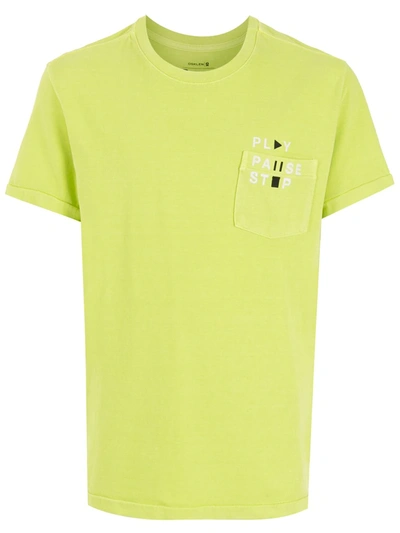 Osklen Play-pause-stop Crewneck T-shirt In Grün