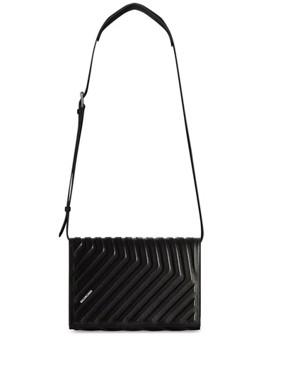 Balenciaga Car Flap Adjustable-strap Shoulder Bag In Schwarz