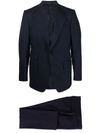 Tom Ford Peak-lapel Single-breasted Trouser Suit In Blau