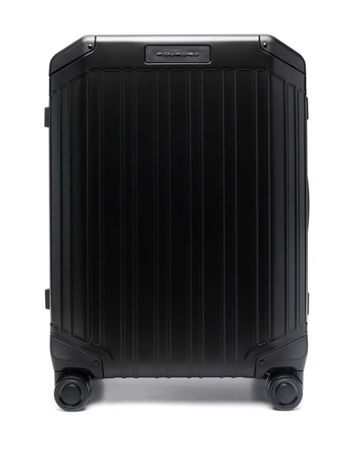 Piquadro Rigid Cabin Suitcase In Schwarz