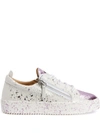 Giuseppe Zanotti Gail Panelled Sneakers In White