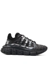 Versace Trigreca Sneakers, Female, Black, 37.5