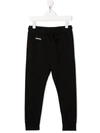 Dsquared2 Sport Edtn.07 Logo-print Track Pants In Black