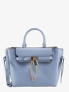 Michael Kors Hamilton Legacy Leather Handbag - Atterley In Blue