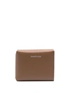 ACNE STUDIOS GRAINED-EFFECT TRIFOLD WALLET