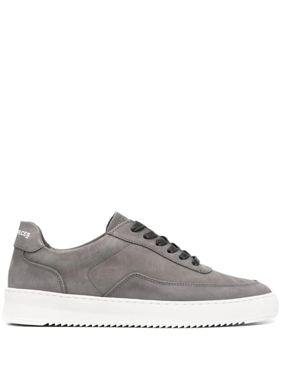 Filling Pieces Mondo 2.0 Ripple Sneakers In Grey Nubuck