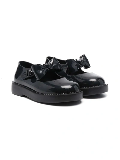 Mini Melissa Kids' Closed-toe Ballerina Shoes In Black