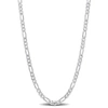 AMOUR AMOUR 3.8MM FIGARO CHAIN NECKLACE IN STERLING SILVER