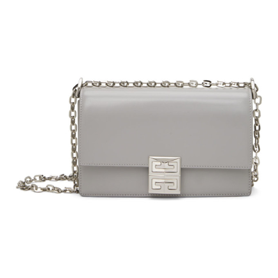 Givenchy Grey Small 4g Chain Bag In 057 Grey