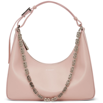 Givenchy Pink Small Moon Cut Out Shoulder Bag In 682 Pink