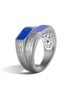 JOHN HARDY CLASSIC CHAIN STACKED SIGNET RING