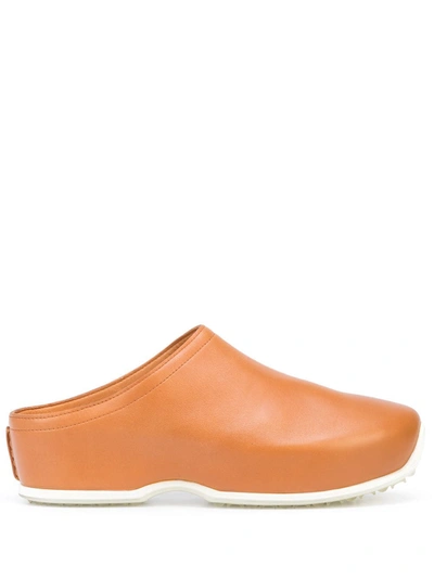 Rosetta Getty Slip-on Leather Trainers In Brown