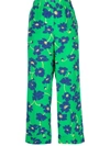 P.A.R.O.S.H FLORAL-PRINT TROUSERS