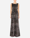 Dolce & Gabbana Sequin-embellished Sleeveless Dress In Multicolor