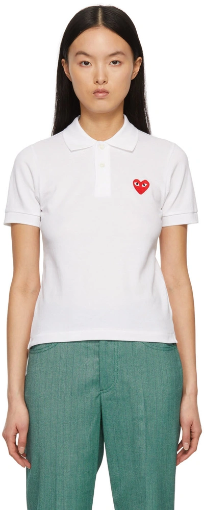 Tory Burch Polo-s Nd Comme Des Garcons Play Female In Crimson Red