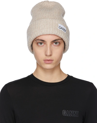 帽子 GANNI Rib Beanie \