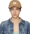 Rag & Bone Beige Addison Baseball Cap In Tan