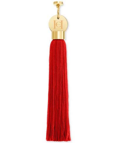 Carolina Herrera The Magnetic Tassel Accessory In Red