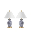 JONATHAN Y XIA CLASSIC MODERN LED TABLE LAMP, SET OF 2