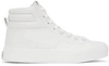 Givenchy White City High-top Sneakers In 100-white