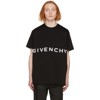 GIVENCHY BLACK 4G EMBROIDERED OVERSIZED T-SHIRT