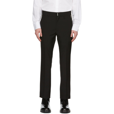 Givenchy Embroidered 4g-motif Trousers In Black