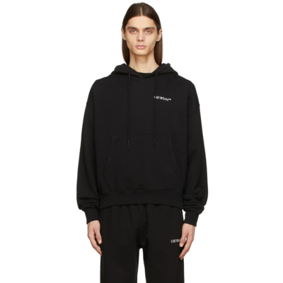 Off-white Black Caravaggio Crowning Over Hoodie In Nero