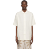 JACQUEMUS OFF-WHITE 'LA CHEMISE MOISSON' SHORT SLEEVE SHIRT