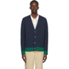 JACQUEMUS NAVY 'LE CARDIGAN LIMONE' CARDIGAN