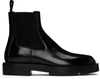 GIVENCHY BLACK SQUARED LOW CHELSEA BOOTS