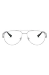 VERSACE 57MM AVIATOR OPTICAL GLASSES