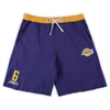 PROFILE LEBRON JAMES PURPLE LOS ANGELES LAKERS BIG & TALL FRENCH TERRY NAME & NUMBER SHORTS