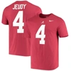 Nike Men's Jerry Jeudy Crimson Alabama Crimson Tide Name Number Alumni T-shirt In Crimson