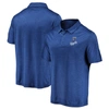 Fanatics Men's Heathered Royal Kansas City Royals Iconic Striated Primary Logo Polo In Royal