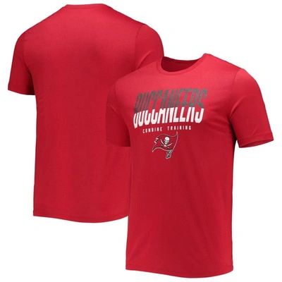 New Era Red Tampa Bay Buccaneers Combine Authentic Big Stage T-shirt