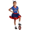 JERRY LEIGH GIRLS YOUTH ROYAL BUFFALO BILLS TUTU TAILGATE GAME DAY V-NECK COSTUME