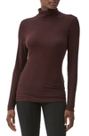 MICHAEL STARS GAIL RIBBED TURTLENECK TOP