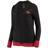 COLOSSEUM COLOSSEUM HEATHER CHARCOAL IOWA STATE CYCLONES STEEPLECHASE OPEN HOODED LIGHTWEIGHT CARDIGAN