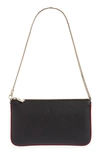 Christian Louboutin Loubila Pouch Chain Clutch Bag In Black/ Loubi