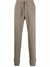 Tom Ford Elasticated-waist Cotton-blend Velour Track Pants In Green