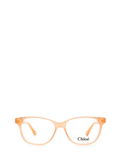 Chloé Chlo Cc0003o Nude Unisex Eyeglasses In Brown