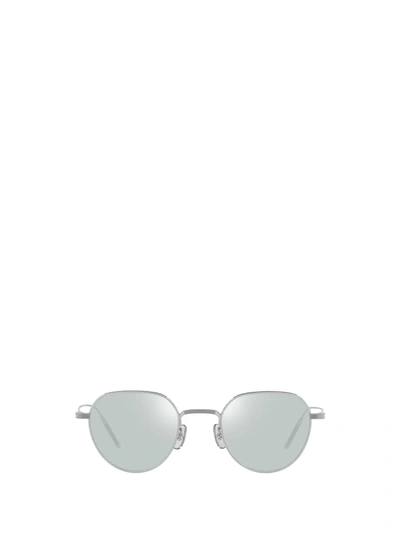 Oliver Peoples Ov1298t Brushed Silver Unisex Eyeglasses