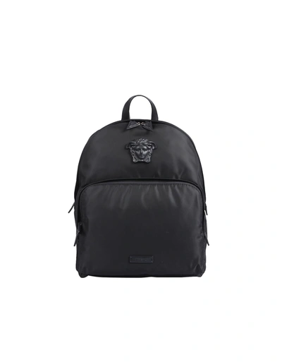 Versace Nylon Backpack - Atterley In Black