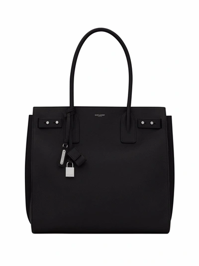 Saint Laurent Sac De Jour North/south Tote Bag In Black