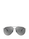 Burberry Eyewear Be3108 Gunmetal / Matte Black Sunglasses In Gunmetal / Matte Black