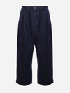 LOEWE CROPPED JEANS IN COTTON DENIM